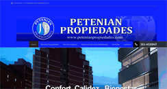 Desktop Screenshot of petenianpropiedades.com